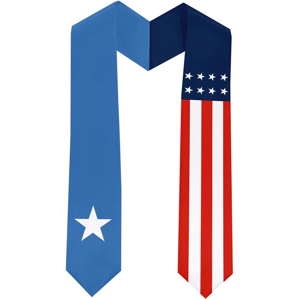 6282 Somalia Flag International Students Graduation Sash Stole Scarves 180